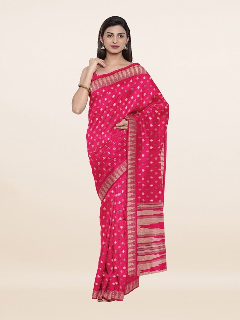 

Pothys Women Pink Sarees