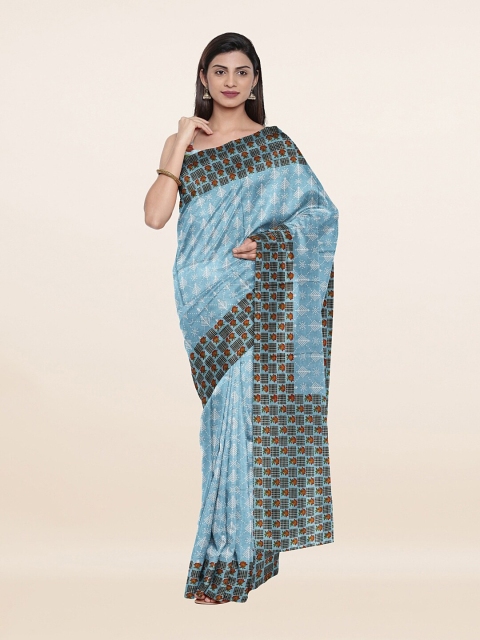 

Pothys Women Blue Sarees