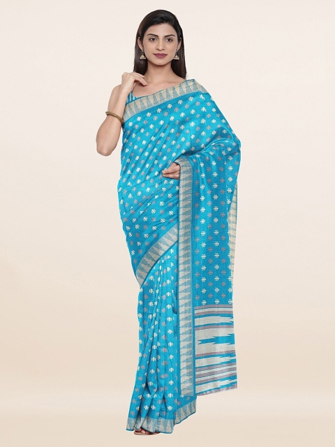 

Pothys Women Blue Sarees