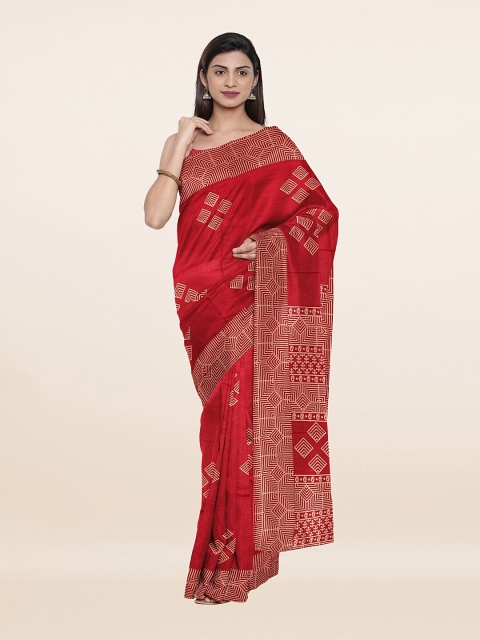 

Pothys Women Maroon Sarees