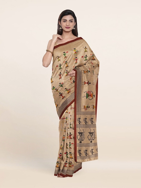 

Pothys Women Beige Sarees