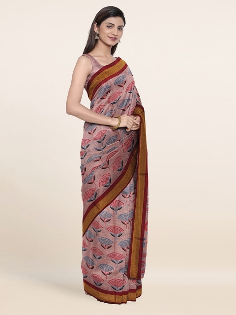 

Pothys Women Brown Sarees