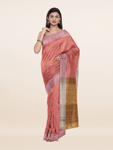 

Pothys Women Pink Sarees