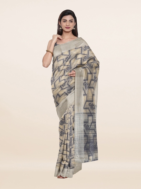 

Pothys Women Cream Sarees