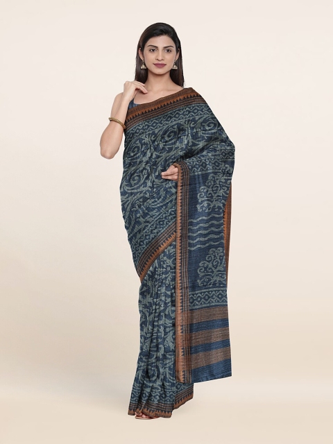 

Pothys Women Blue Sarees