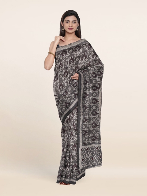 

Pothys Women Grey Sarees