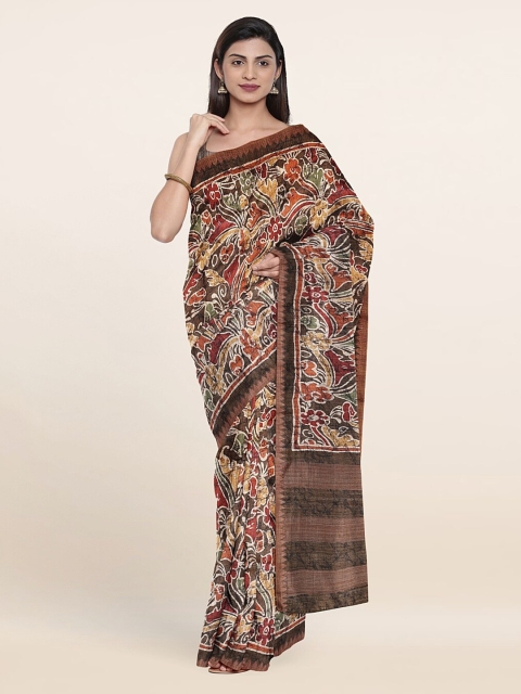 

Pothys Women Multi Sarees, Brown