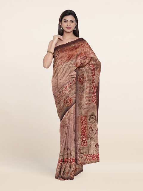 

Pothys Women Brown Sarees