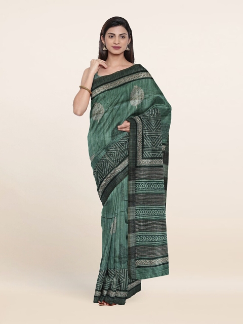 

Pothys Women Green Sarees