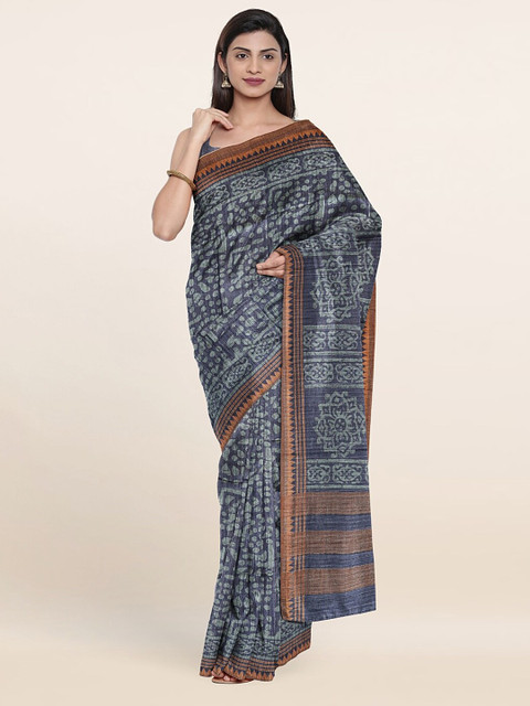 

Pothys Women Blue Sarees
