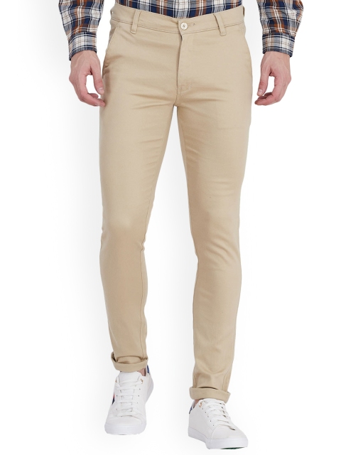 

TAHVO Men Beige Comfort Trousers