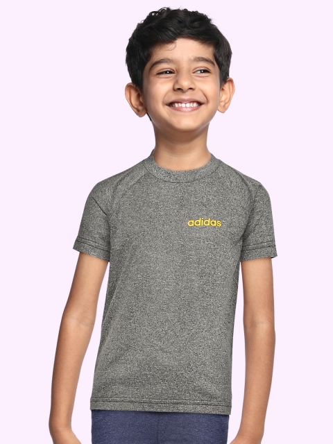 

ADIDAS Boys Grey Solid T-shirt