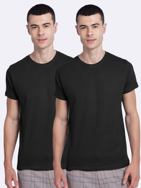 

Bewakoof Men Black & caviar 2 T-shirt