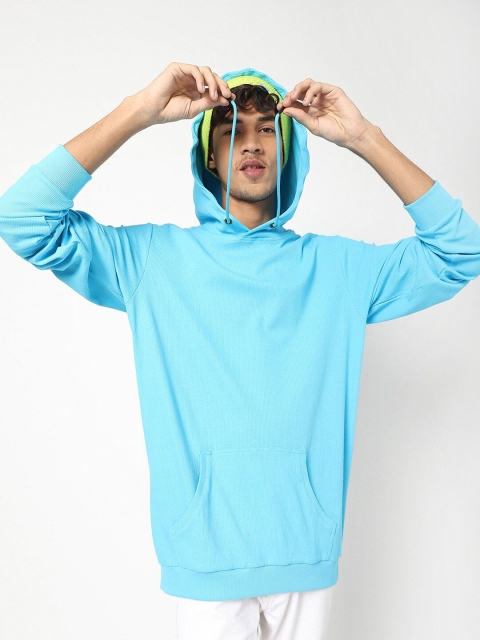 

Bewakoof Men Blue & bachelor button T-shirt