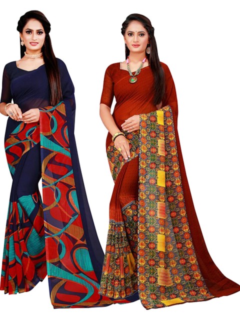 

Florence Women Navy Blue Sarees