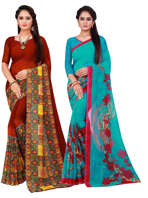 

Florence Women Brown Sarees