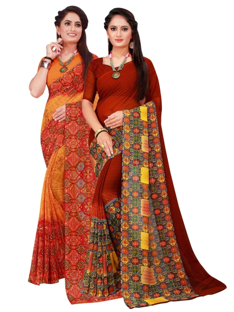 

Florence Women Brown Sarees