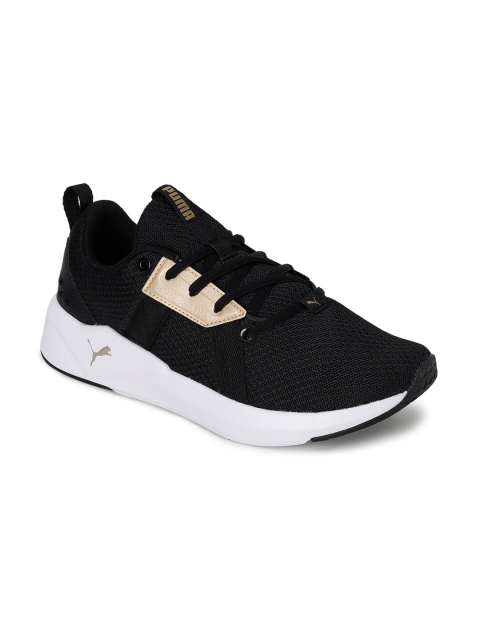 

Puma Women Black Textile Training or Gym Shoes