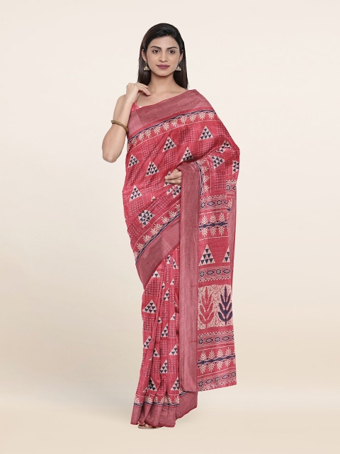 

Pothys Women Pink Sarees