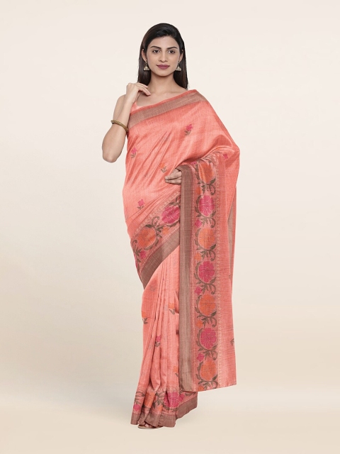 

Pothys Women Pink Sarees