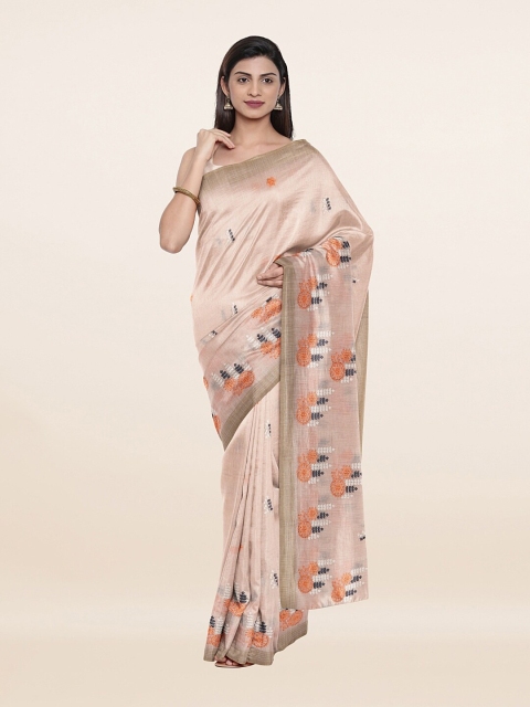 

Pothys Women Peach Sarees