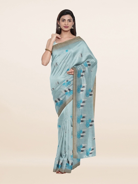 

Pothys Women Blue Sarees