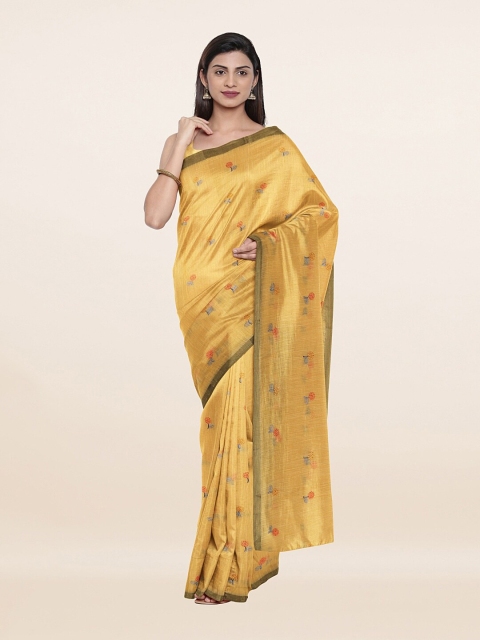 

Pothys Women Yellow Sarees