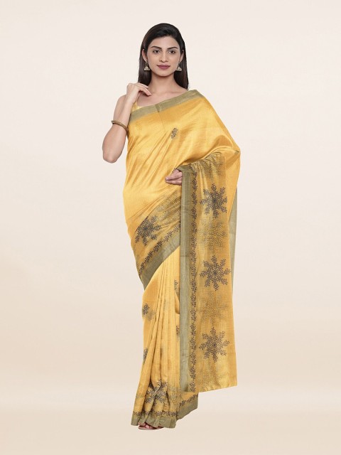 

Pothys Women Yellow Sarees
