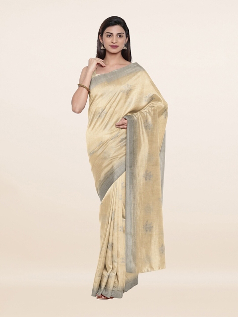 

Pothys Women Cream Sarees