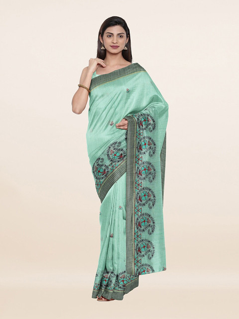 

Pothys Women Green Sarees