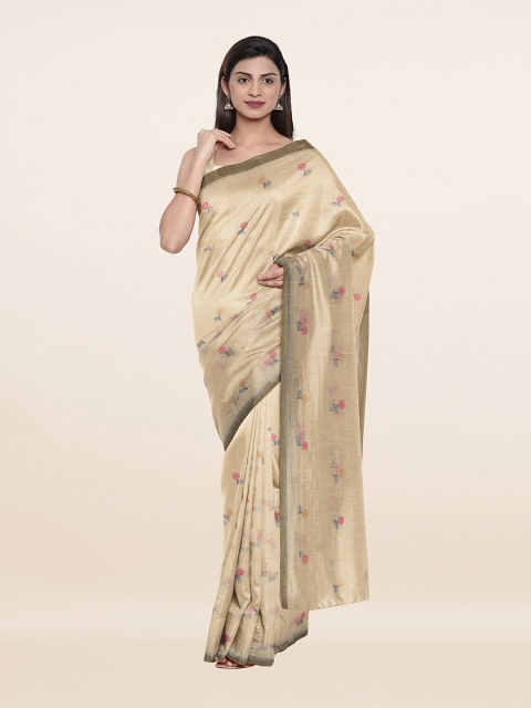 

Pothys Women Cream Sarees