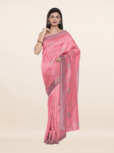

Pothys Women Pink Sarees