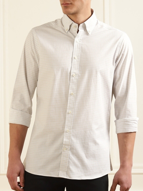 

HACKETT LONDON Men Blue Slim Fit Horizontal Stripes Striped Casual Shirt