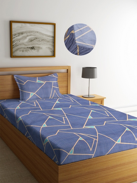 

KLOTTHE Unisex Blue Bedsheets