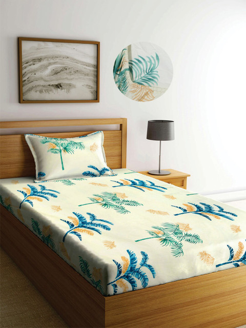 

KLOTTHE Unisex Multi Bedsheets, White