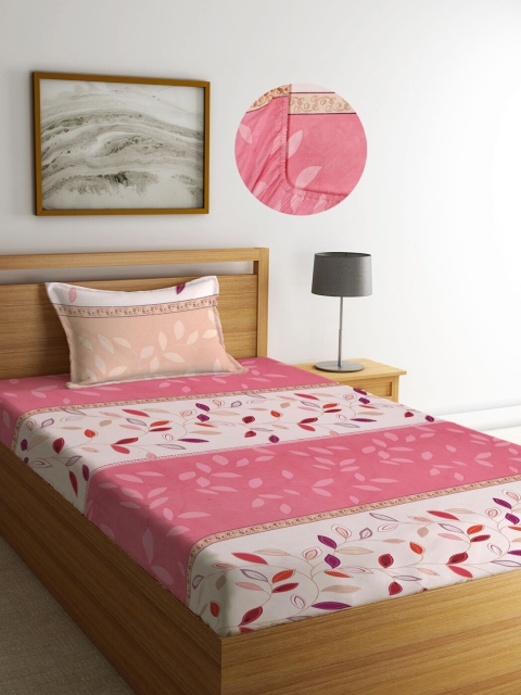 

KLOTTHE Unisex Multi Bedsheets, Pink