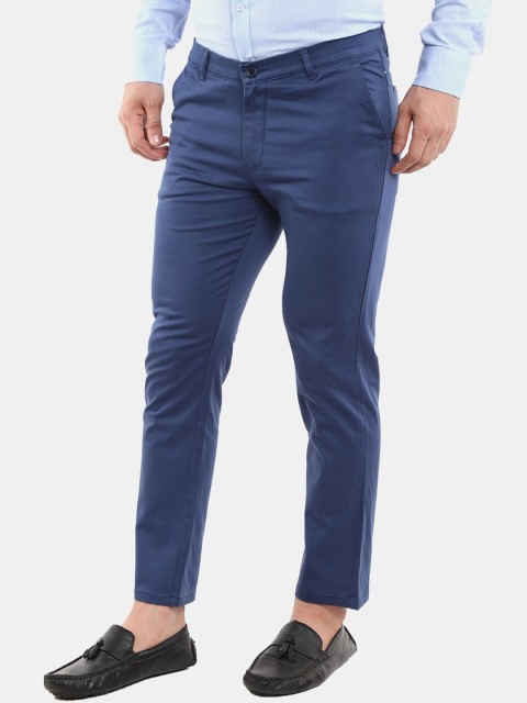 

V-Mart Men Navy Blue Chinos Trousers