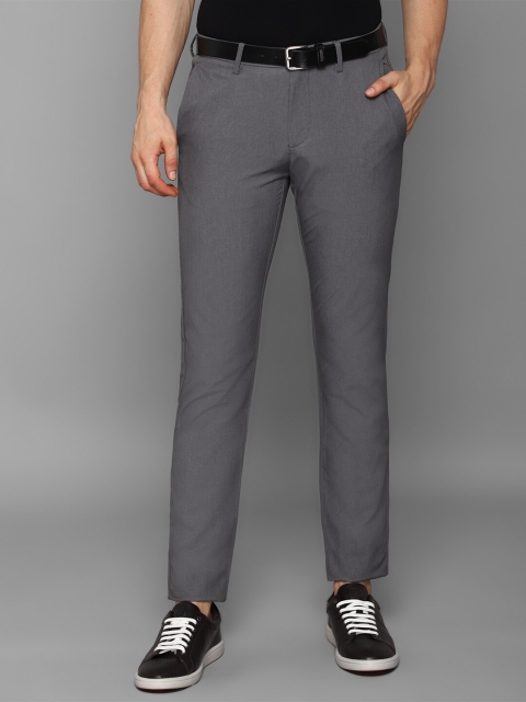 

Allen Solly Men Grey Slim Fit Trousers