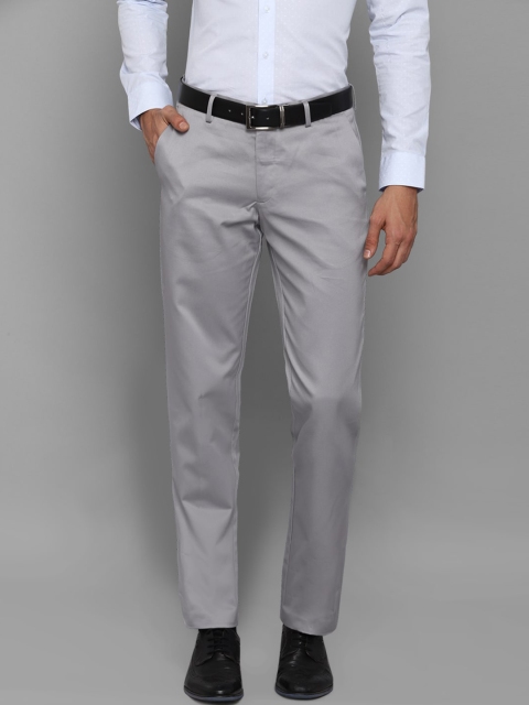 

Louis Philippe Men Grey Slim Fit Formal Trousers