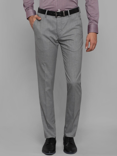 

Louis Philippe Men Grey Slim Fit Trousers