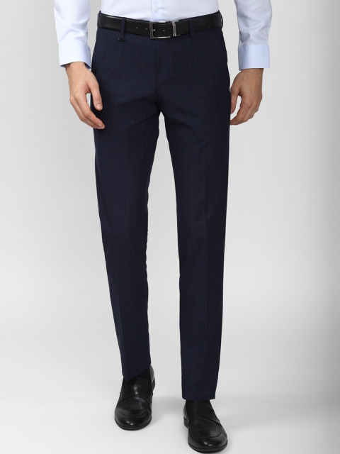 

Van Heusen Men Black Slim Fit Trousers