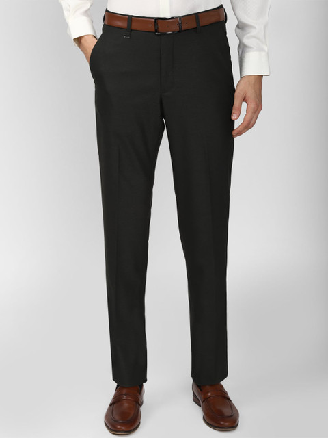 

Van Heusen Men Black Regular Fit Formal Trousers