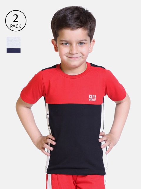 

KEPA Boys Grey 2 Applique T-shirt