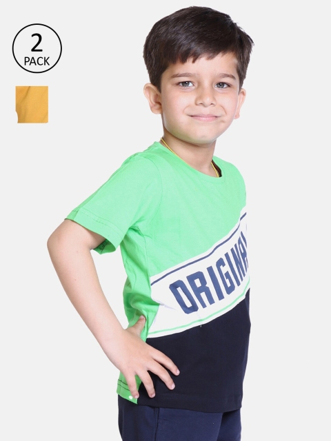 

KEPA Boys Green 2 Raw Edge T-shirt