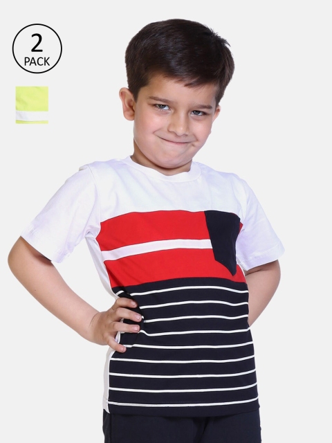 

KEPA Boys White 2 Raw Edge T-shirt