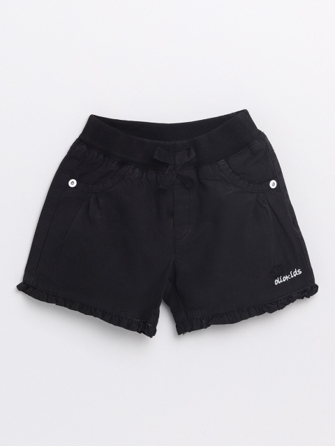 

Olio Kids Girls Black Sports Shorts