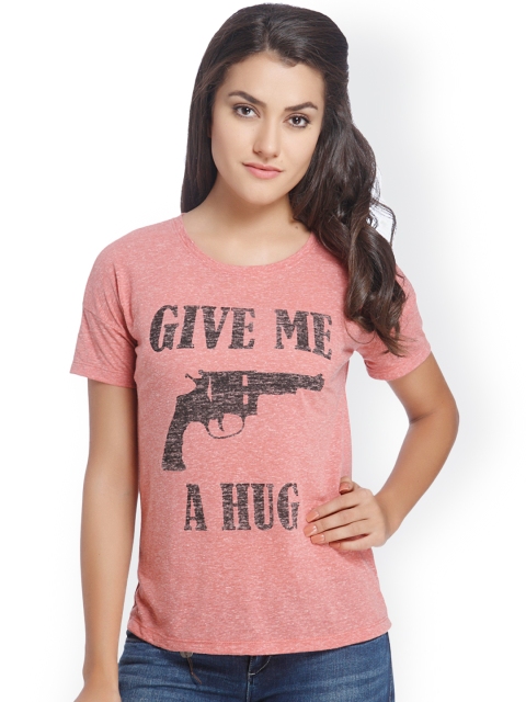 

ONLY Women Rose Printed Round Neck T-Shirt
