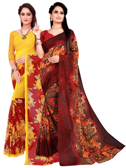 

Florence Women Maroon Sarees