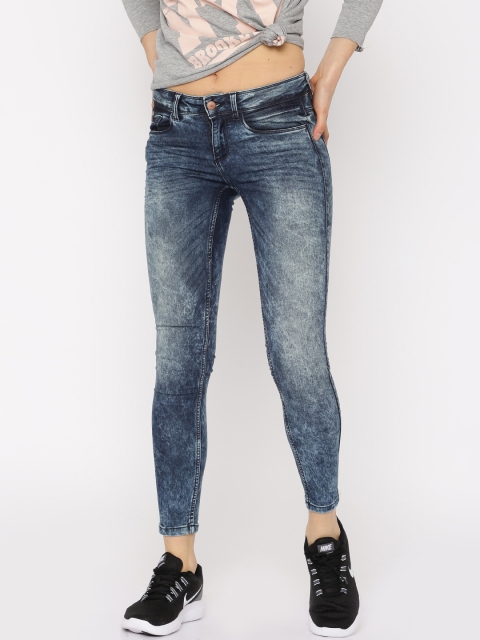 

ONLY Women Blue Regular Fit Stretchable Jeans