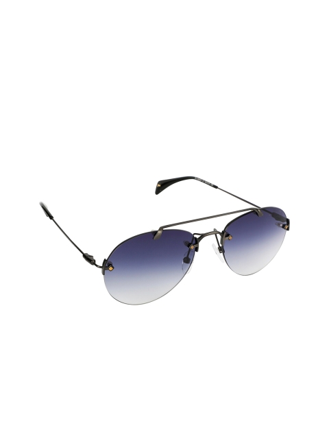 

davidjones Unisex Black Sunglasses